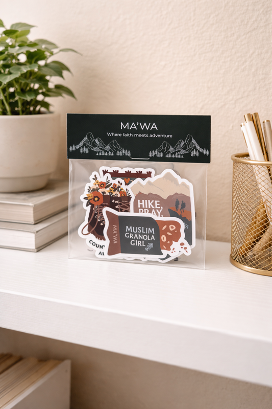 Muslim Granola Girl: Sticker Pack